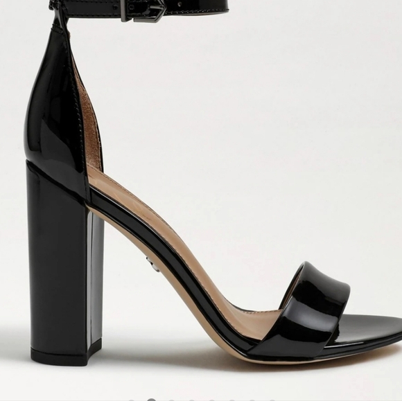 Sam Edelman 8 1/2 Wide Black Dress Sandal - Picture 3 of 7